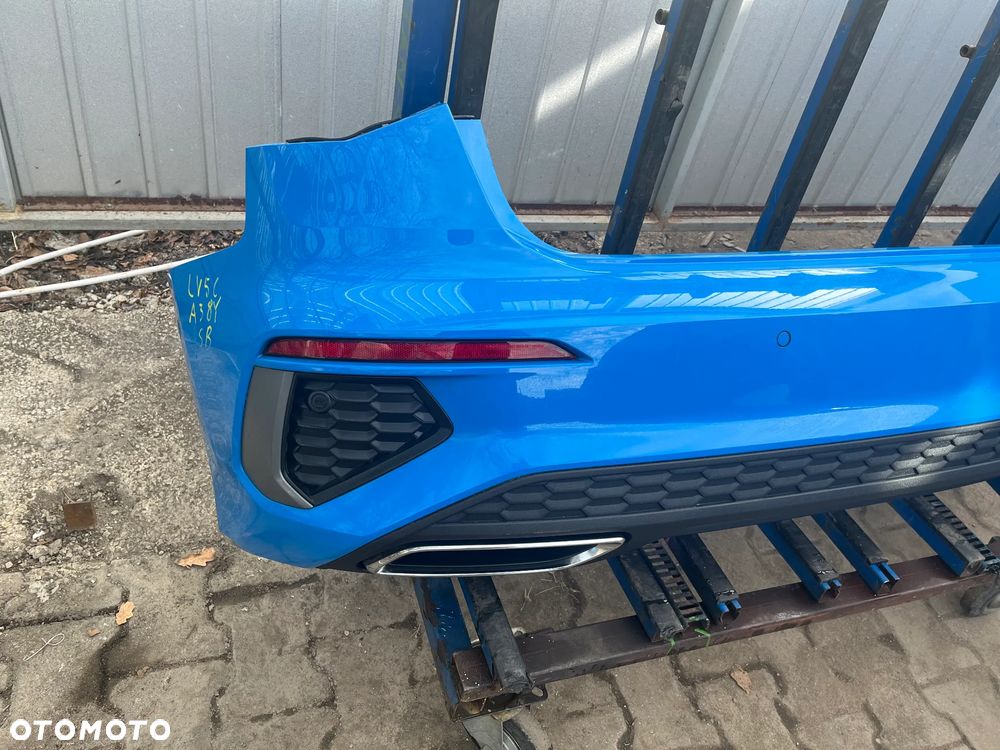 ZDERZAK TYŁ AUDI A3 8Y S LINE SPORTBACK IDEALNY LV5C 6 PDC ** - 3