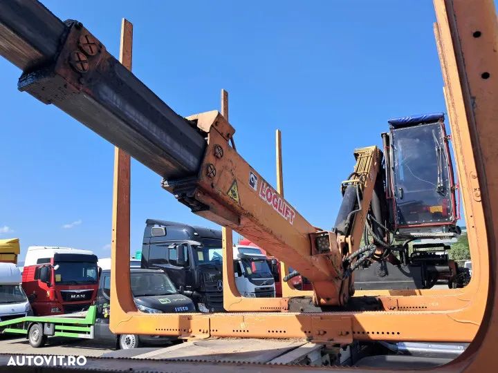 Mercedes-Benz arocs 578cp 8x4 cu macara hiab loglift 120s si graifer transport lemn - 12