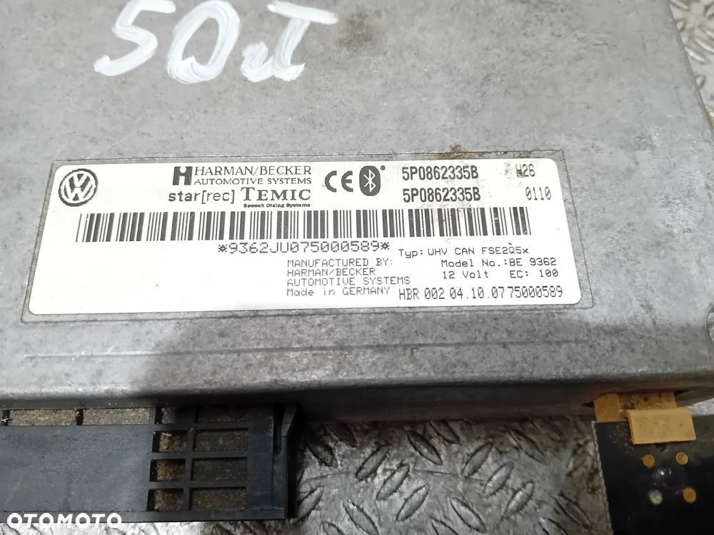 moduł bluetooth VW Seat Skoda 5P0862335B - 2