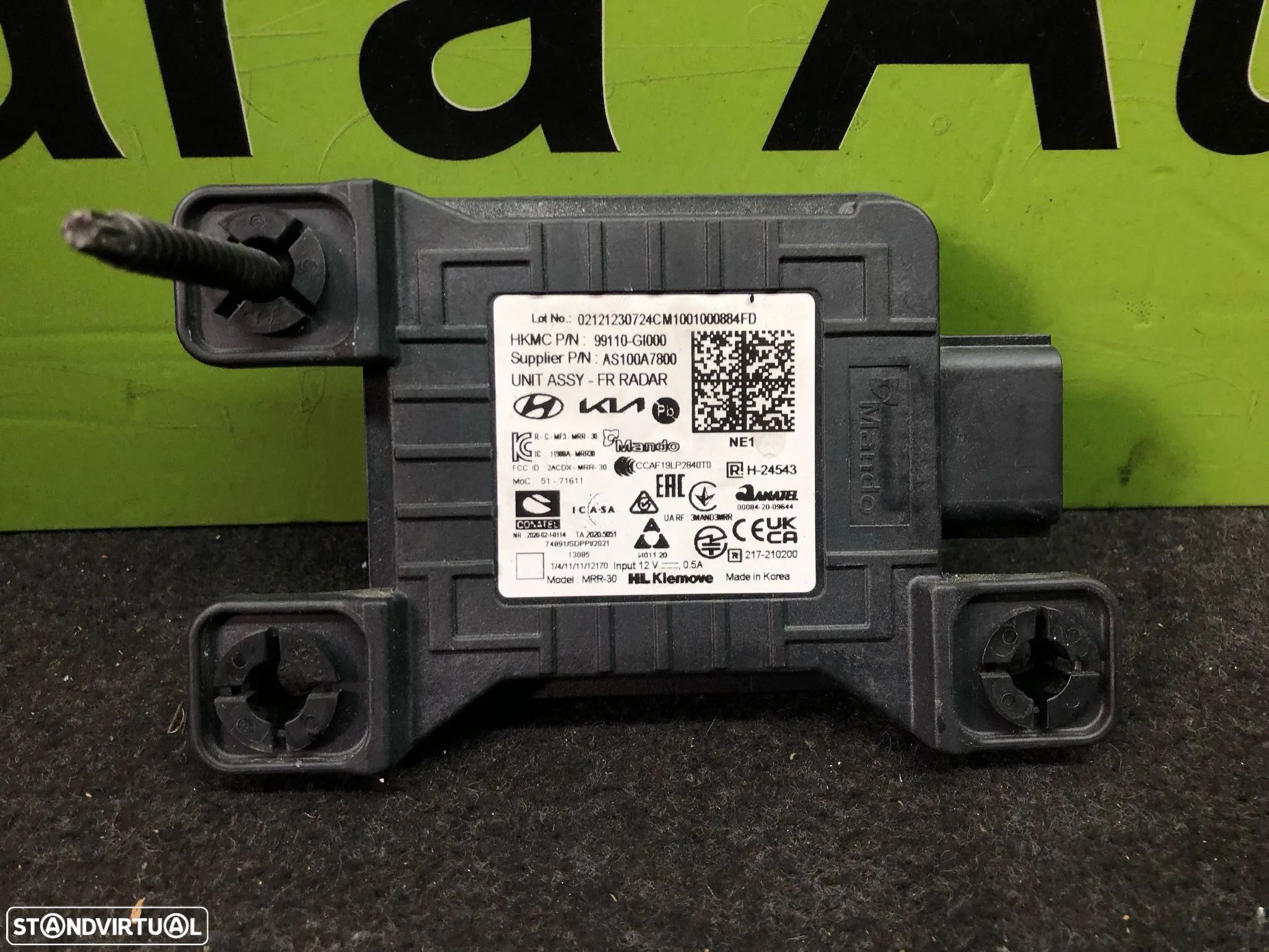 HYUNDAI IONIQ UNIDADE MODULO RADAR - MD068 - 1
