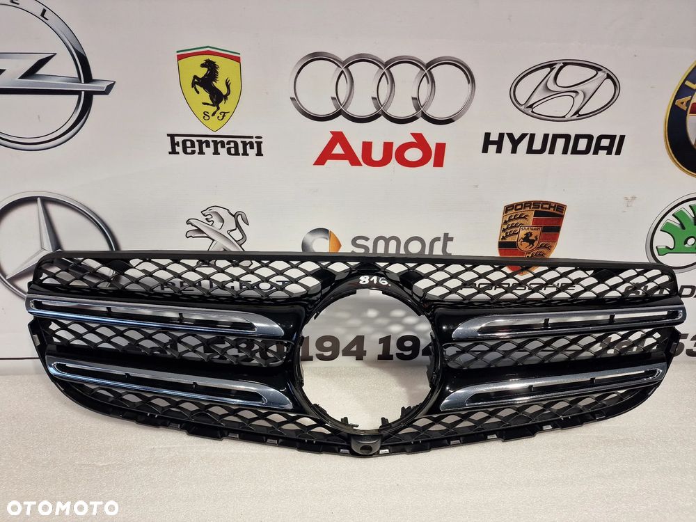MERCEDES GLC W253 15- AMG ATRAPA / GRILL PRZEDNI PRZÓD , NA / POD KAMERĘ , NR A2538806801 , NR AUKCJI GL816 - 1