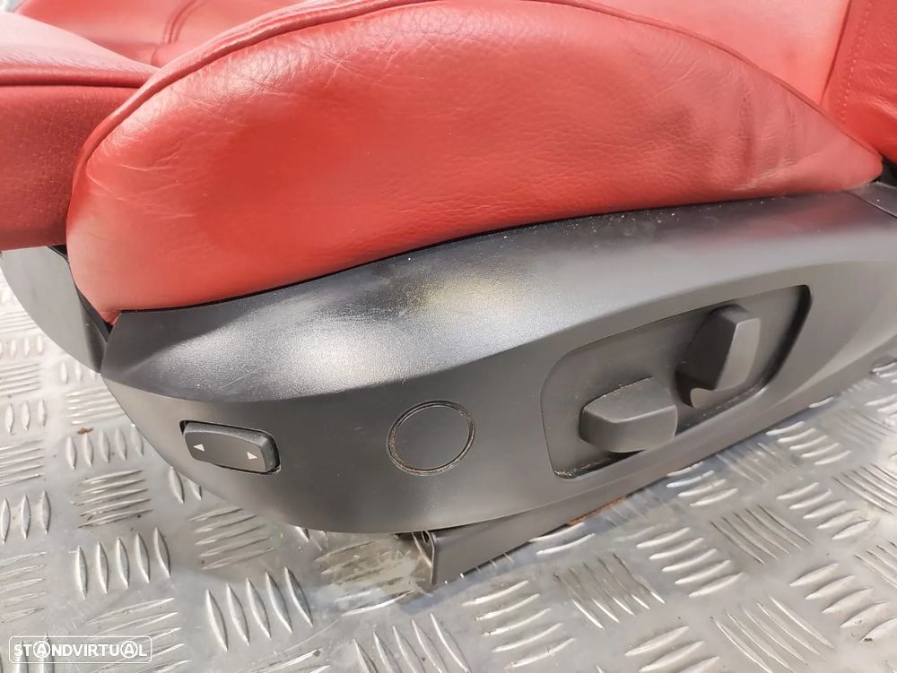 .BANCOS EM PELE BMW SERIE 3 E92 COUPÉ PACK M ELÉTRICOS COM MEMÓRIA AIRBAGS QUARTELAS TRASEIRAS ORIGINAIS - 16