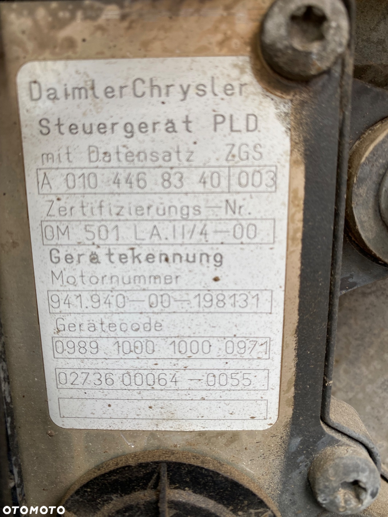 Silnik Mercedes V6 OM501LA Przesiewacz Rebak zamiatarka itp - 13