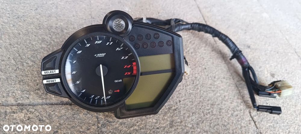 YAMAHA R1 RN22 2009-2012 LICZNIK ZEGARY PRĘDKOŚCIOMIERZ WIĄZKA