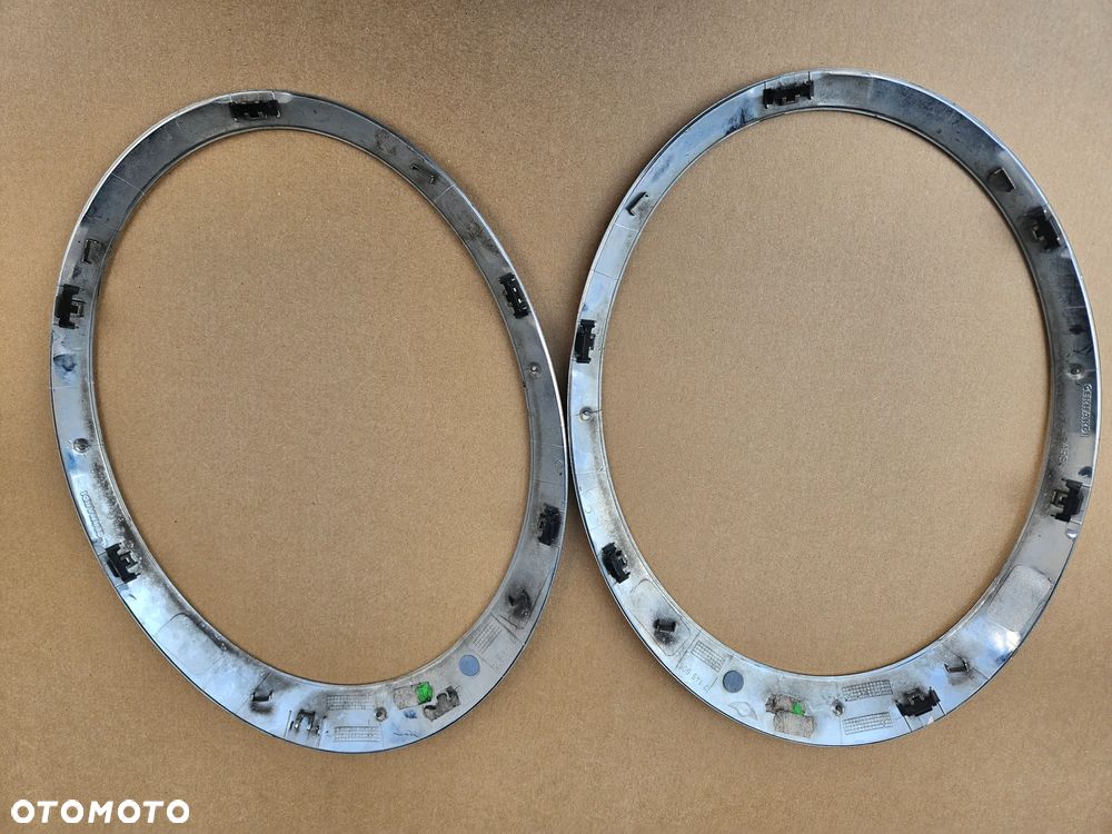 Mini Cooper R55 R56  ramka listwa  chrom lampy przód tył prawa lewa - 2
