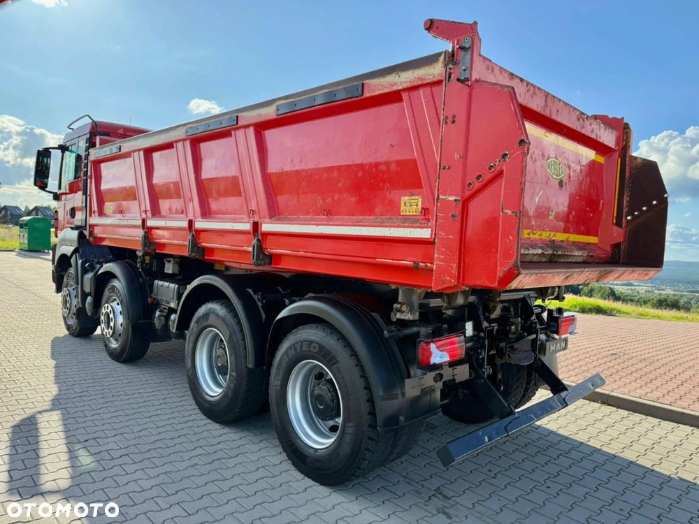 MAN TGS 35.500 *8X4, WYWROTKA, BORDMATIC, MEILLER KIPPER, EURO 6, 330TYŚ PRZEBIEGU* - 8