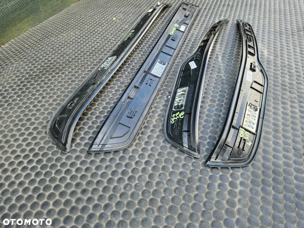 Listwa Listwy Progowe Ozdobne Drzwi Nakładki Komplet Przód Tyl BMW 3 E90 E91 - 27