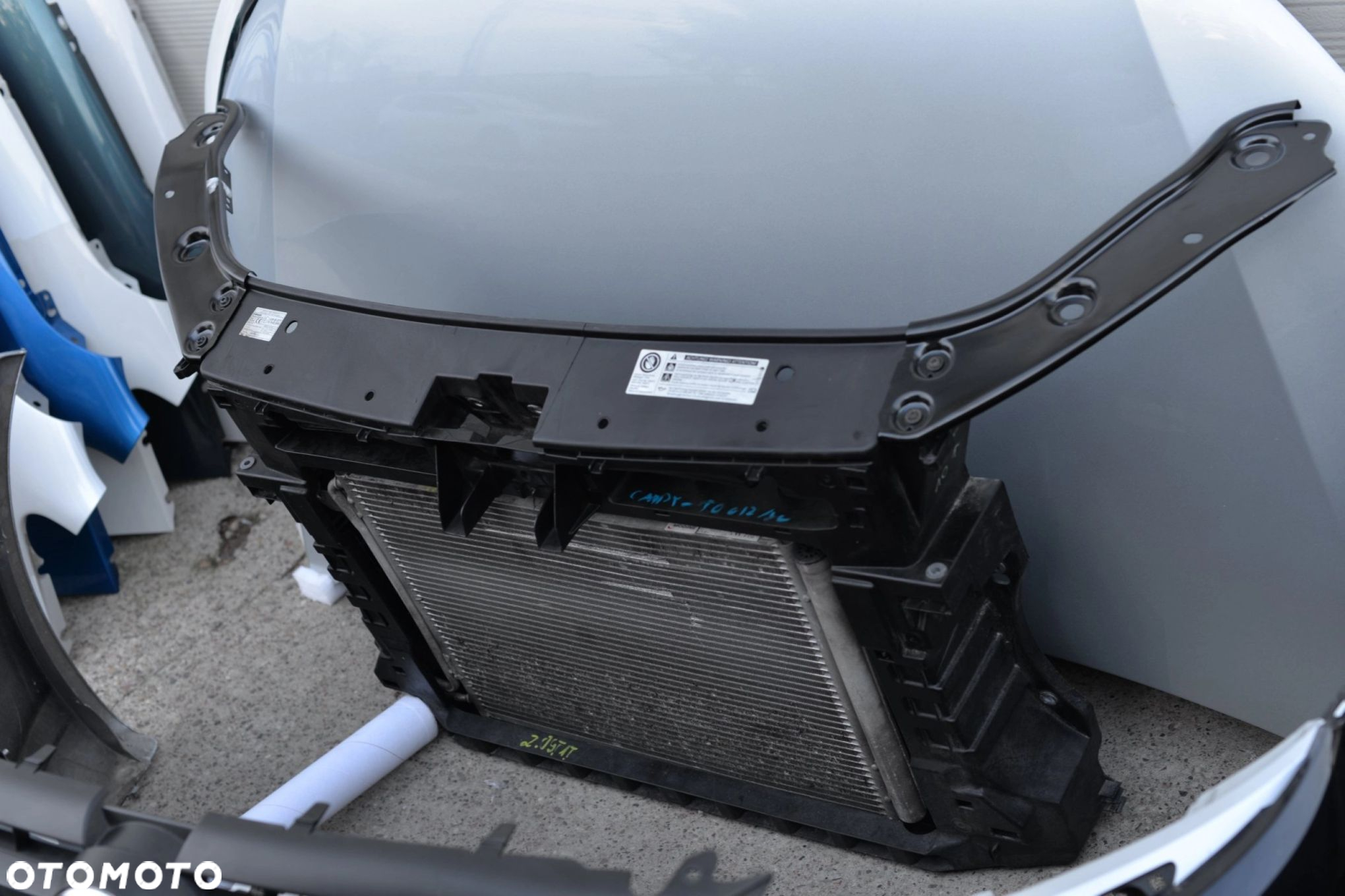 MASKA ZDERZAK GRILL BŁOTNIK PAS LAMPA H7 XENON BELKA VW TOURAN 2010-2015 - 11