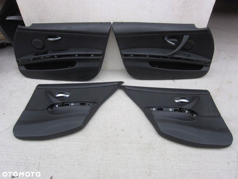 BMW 3 E90 2005-2011 FOTELE KANAPA BOCZKI SZARE MATERIAŁ TAPICERKA KOMPLET - 8