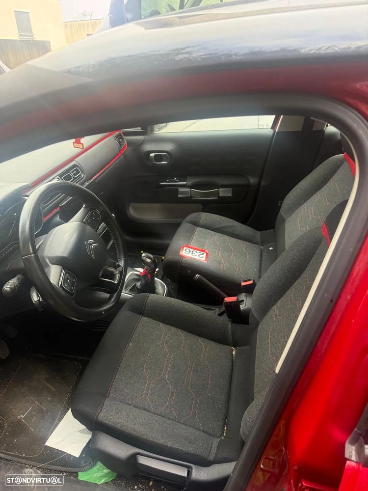 Citroen C3 1.2 VTi Ano 2017 Para Peças - 5