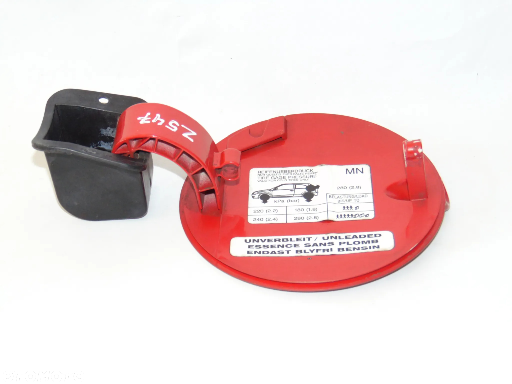 ORYGINAŁ klapa klapka korek wlewu paliwa 09164237 Z547 Z166 Opel Corsa C 00-06r - 12