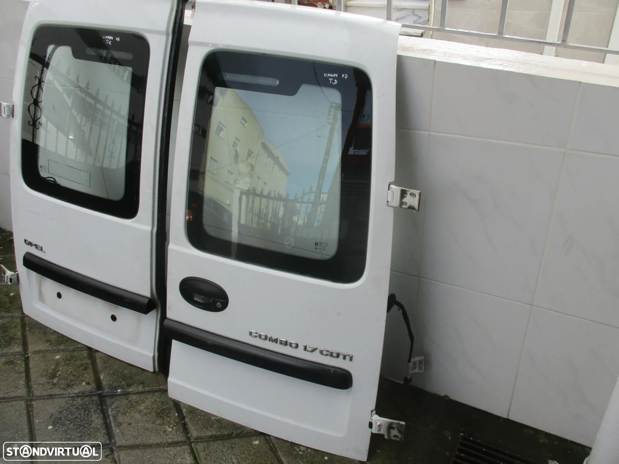 porta traseira opel combo 2007 - 3