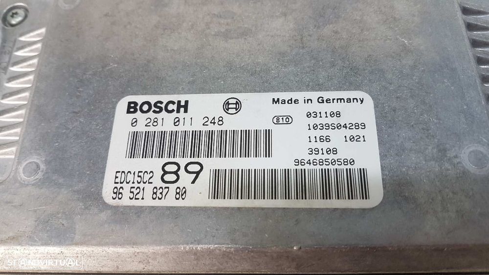 CENTRALINA DO MOTOR UCE PEUGEOT 307 (S1) XS - 4