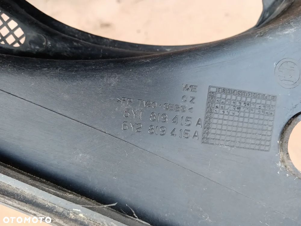 Podszybie osłona podszybia Skoda Fabia I 6Y1819415A 6Y2819415A - 4