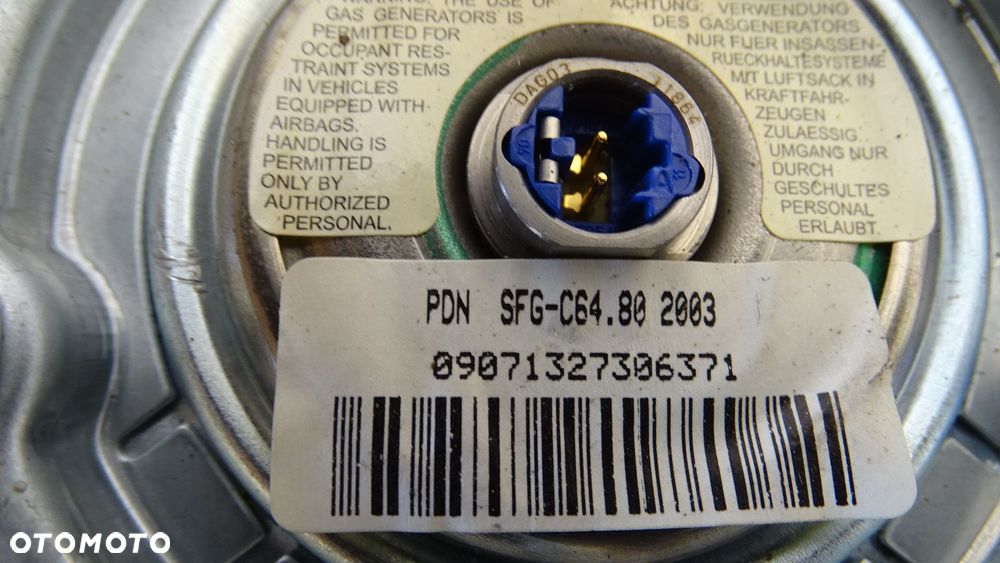 PODUSZKA KIEROWCY VOLKSWAGEN TOURAN I 2.0 1T0880201A - 3