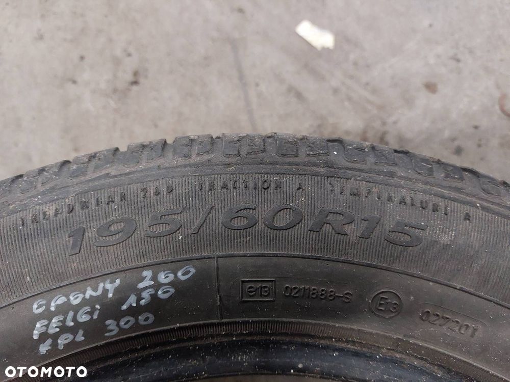OPONY CAŁOROCZNE 2 SZT 195/60R15 2011R SAVA ADAPTO HP - 2