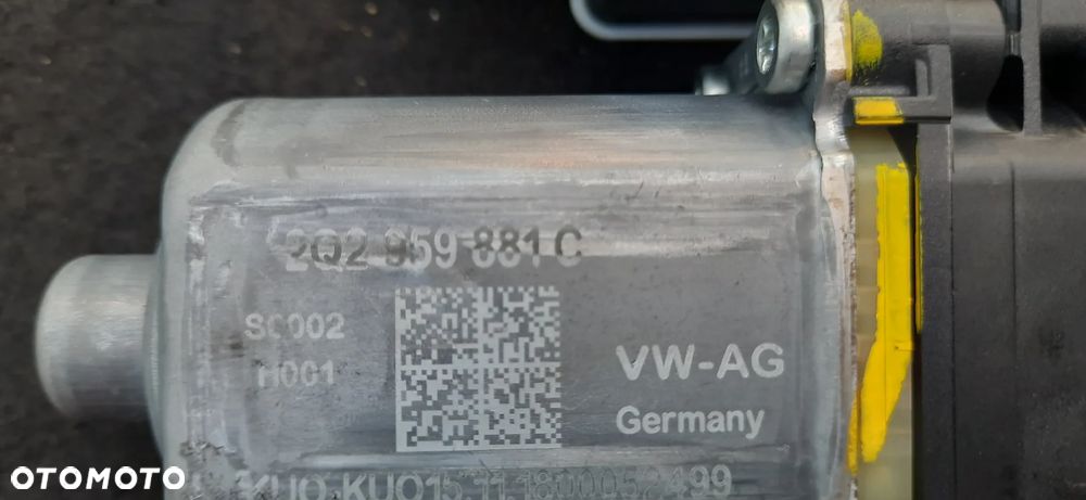 Skoda Fabia 3 generacji Silniczek podnoszenia przednich szyb bocznych Lewy 2q2959881c e 850206012 Prawye 85026011 2q2959882 - 5