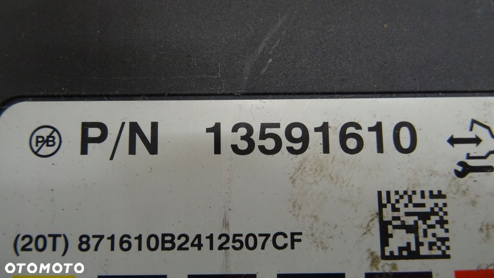 moduł sterownik komfortu opel astra iv j zafira c 13591610 europa - 3