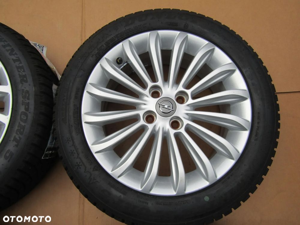 4x Felgi Aluminiowe Koła 16 Opel Adam Astra H Corsa D E Meriva Combo C Karl Chevrolet Aveo Fiat Grande Punto Evo 6,5 j ET40 + Opony 195/55 16 Dunlop Zimowe + Czujniki TPMS - 7