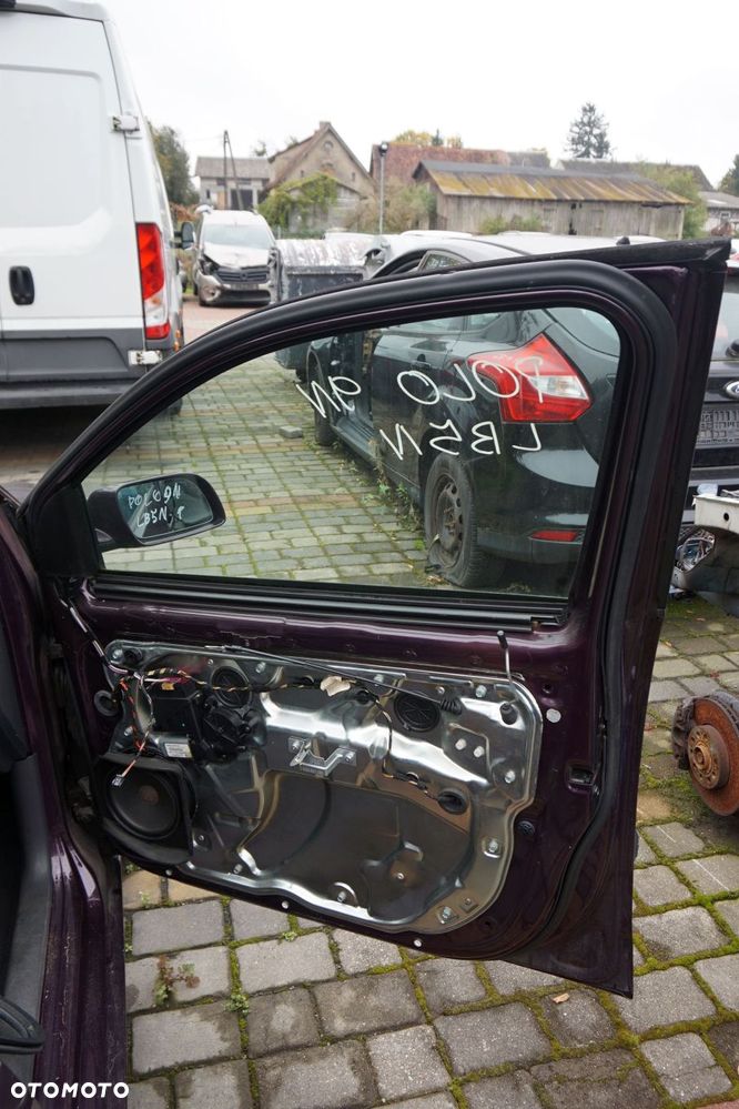 DRZWI PRZEDNIE PRAWE POLO IV 9N 5D HB LC3W  FIOLETOWY VOLKSWAGEN 2001-2004 - 8