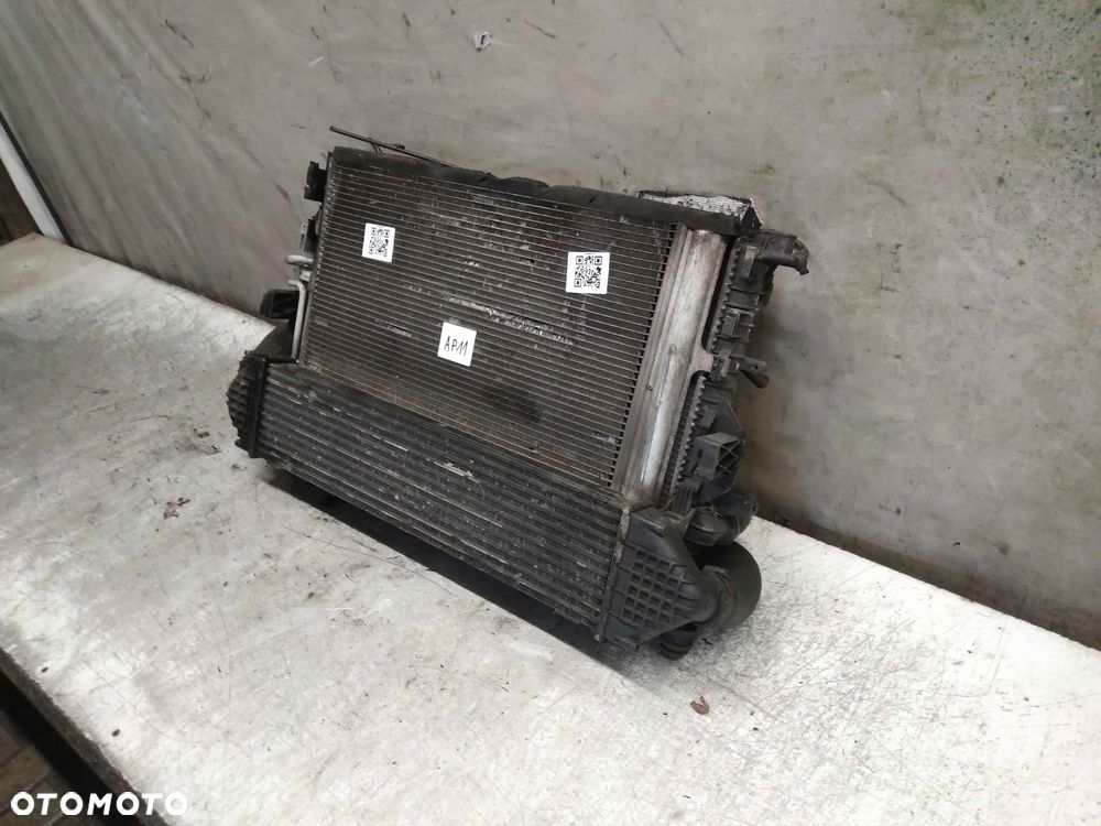 / Ford Mondeo MK4 S-max Galaxy 1.6 1.8 2.0 TDCI chłodnica wody wentylator intercooler KOMPLET - 3