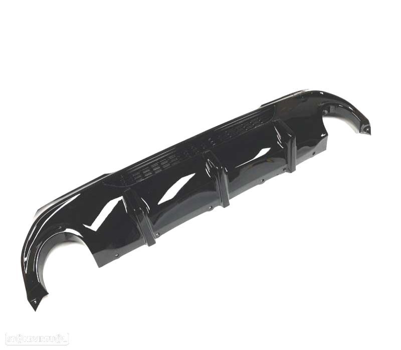 DIFUSOR BMW F40 19- LOOK 135I PRETO BRILHANTE - 3