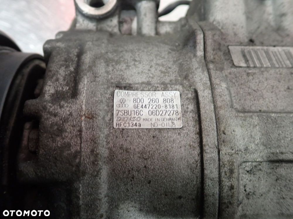 SPRĘŻARKA KLIMATYZACJI VOLKSWAGEN PASSAT B5 FL 8D0260808 - 8