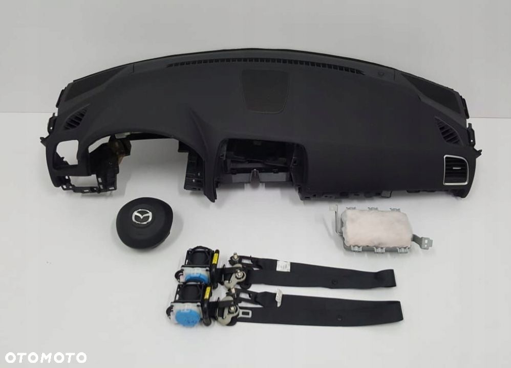 MAZDA CX5 DESKA ROZDZIELCZA KONSOLA KOKPIT PULPIT PODUSZKI AIRBAG AIR BAG PASY KIT SET - 1