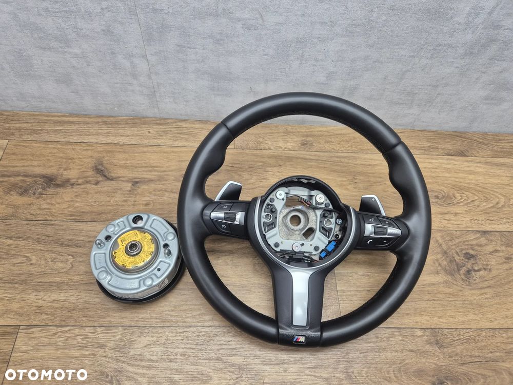 BMW F20 F21 F22 F23 F30 F31 F32 F36 KIEROWNICA M PAKIET PODUSZKA ŁOPATKI TEMPOMAT ŁADNA ORI - 8