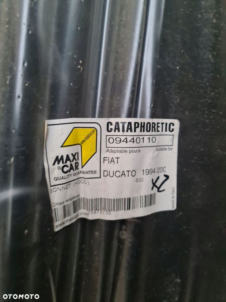 maska pokrywa silnika 09440110 fiat ducato - 2
