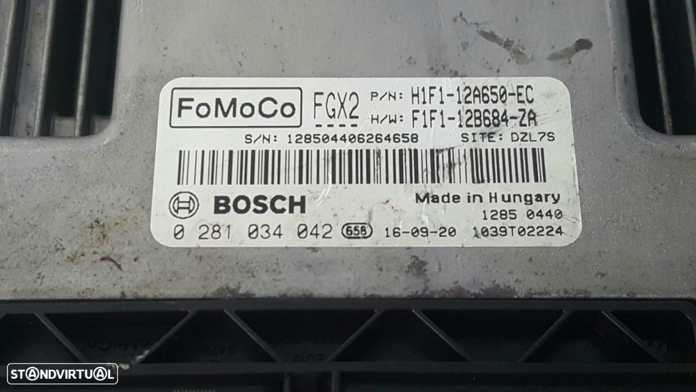 CENTRALINA DO MOTOR UCE FORD FOCUS LIM. ST-LINE - 2