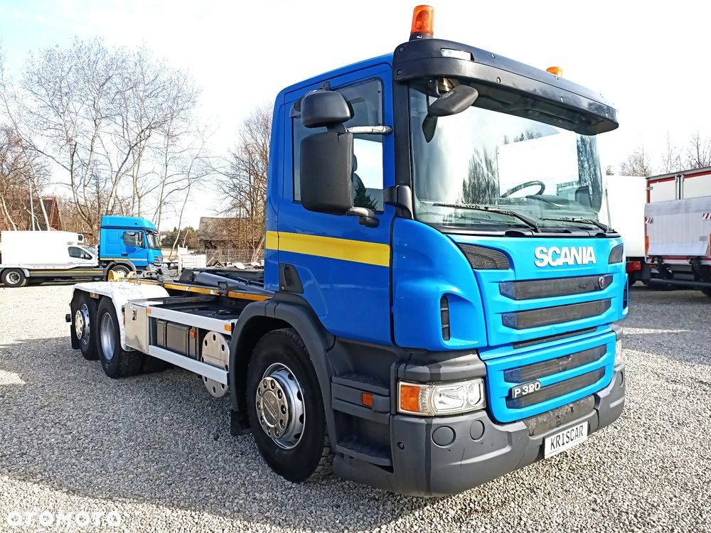 Scania P320 6x2 Hakowiec Marrel , oś skrętna - 16