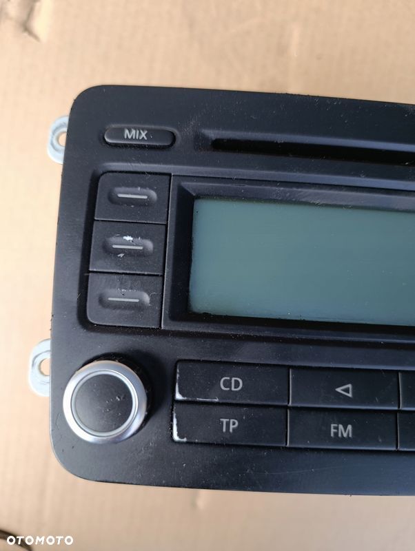 VW TOURAN I RADIO EKRAN WYŚWIETLACZ 1K0035186P - 3