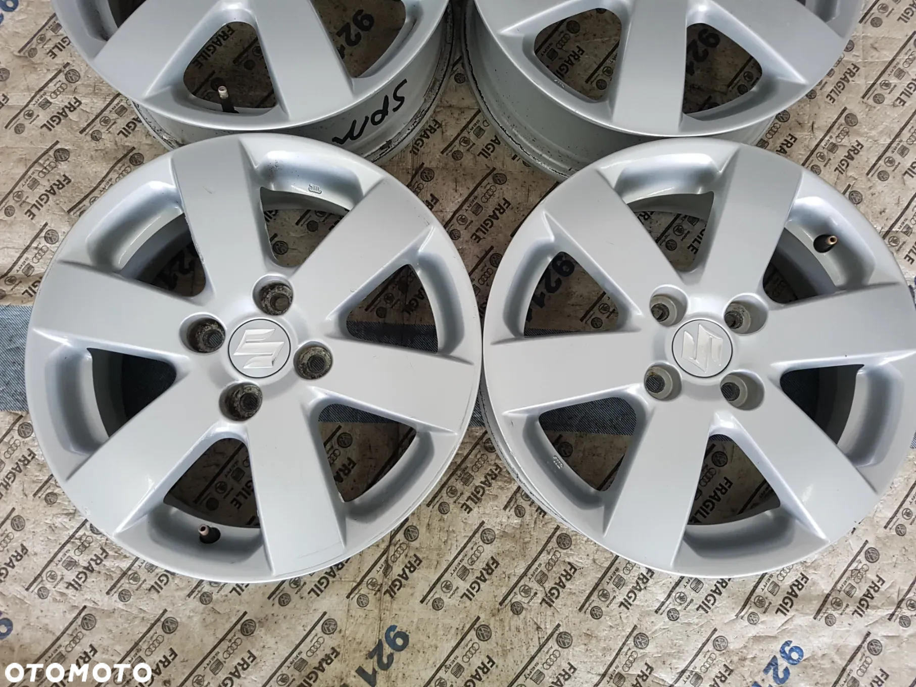 FELGI ALU 4x100 5.5Jx15 ET45 SUZUKI SWIFT SPLASH IGNIS - 4