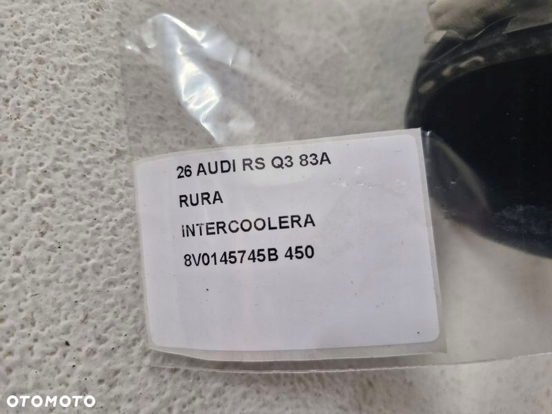 AUDI RSQ3 RS3 8V 2.5 TFSI WĄŻ RURA PRZEWÓD INTERCOOLERA 8V0145745B - 6