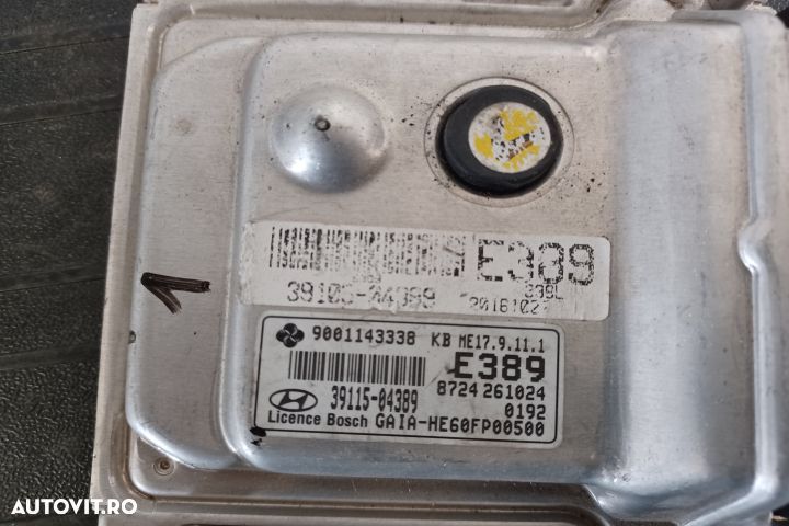 Calculator motor ECU 39115-04389 - 1.0B 39115-04389 - 1.0B Hyundai i1 - 2