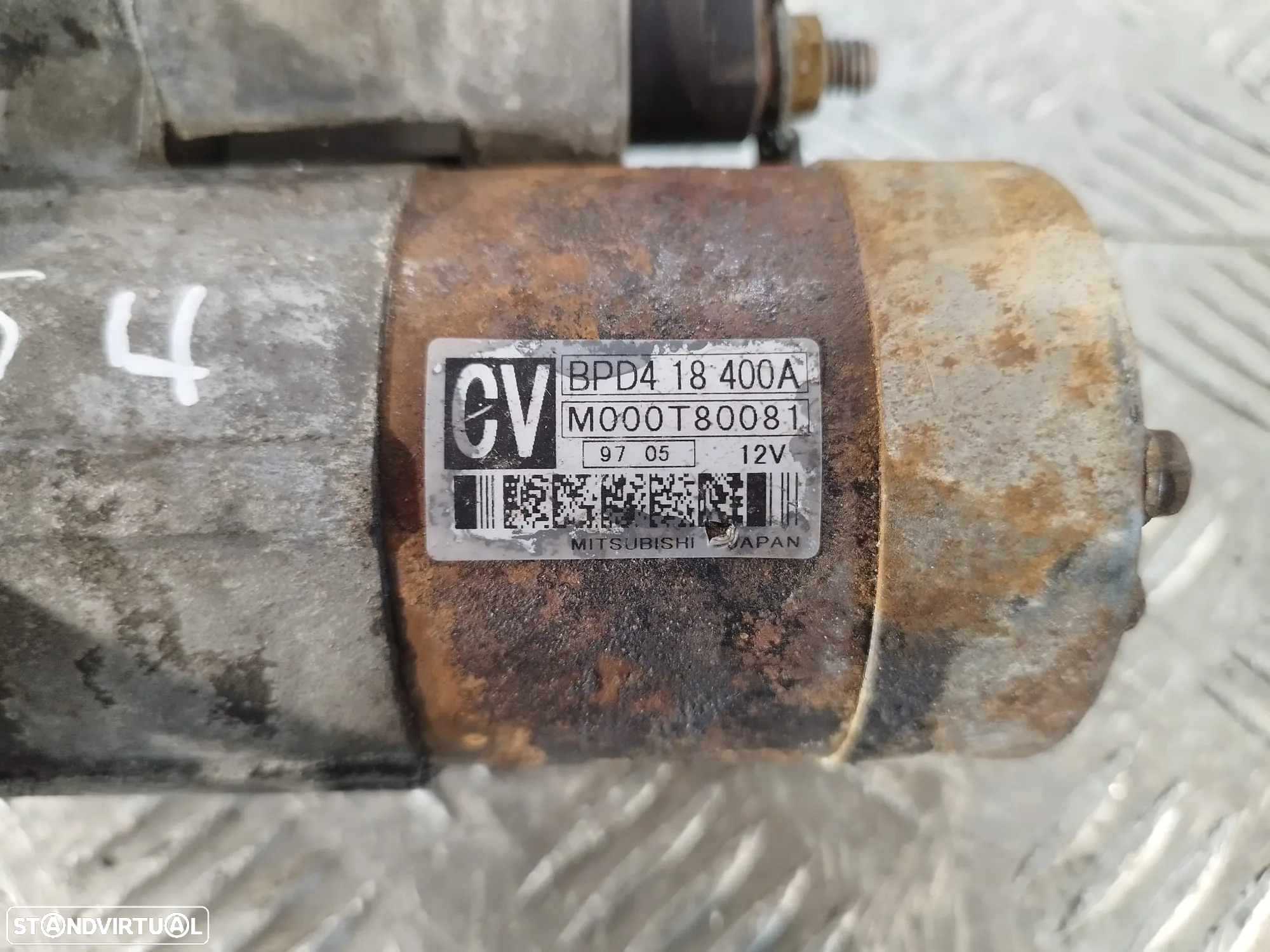 MOTOR ARRANQUE MAZDA MX5 MX-5 1.8i 16V 146CV BP6D BPD418400A M000T80081 MAZDA 323F 323S 323C DEMIO - 6