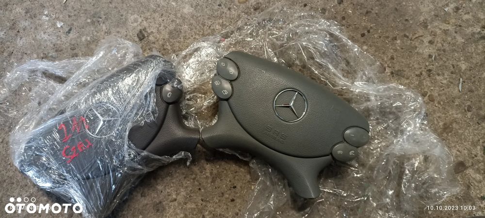 MERCEDES W209 CLK PODUSZKA AIRBAG KIEROWCY SZARA KOLOR TYLKO CLK!!! - 11