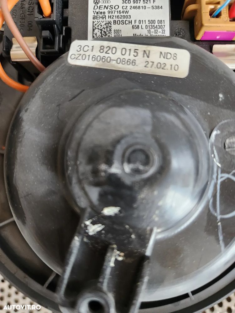 Ventilator Aeroterma Bord Vw Golf 6 VI Volan Stanga Cod 3CN - Dezmembrari Arad - 5