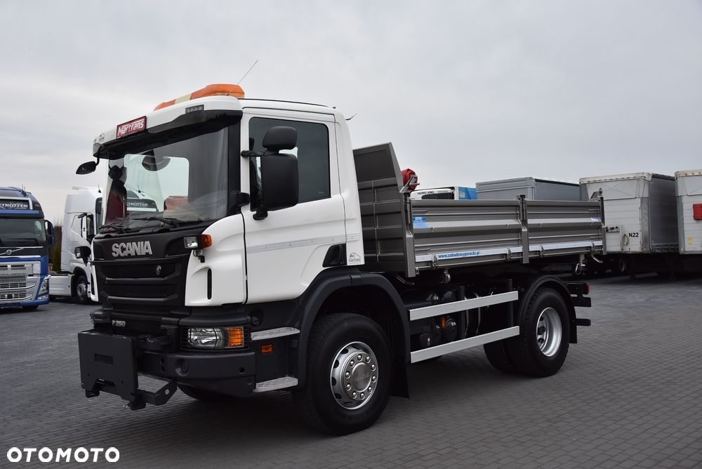 Scania P250 WERSJA OFFROAD / WYWROTKA 3-STRONNA / BLOKADA MOSTU / TYŁ RESOER / P.NOWA / 18 TYŚ KM PRZEBIEGU! / SALON PL / - 2