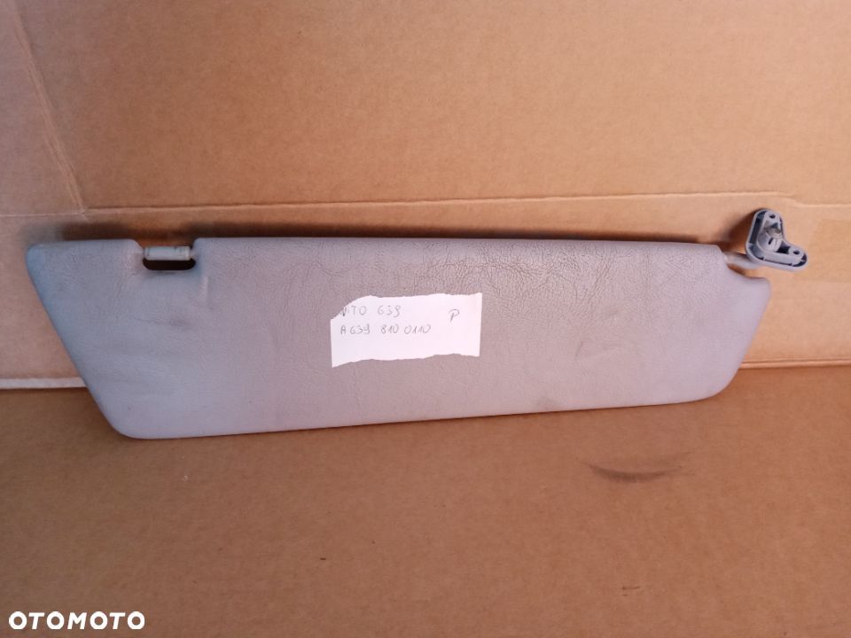 Słonecznik osłona przeciwsłoneczna prawa Mercedes Vito 639 A6398100110 - 4