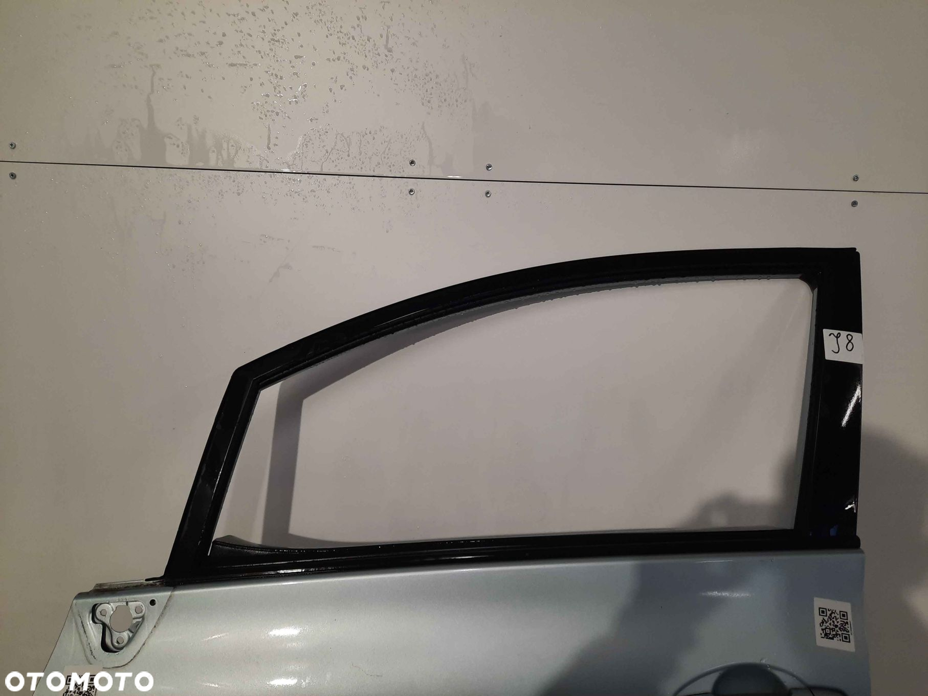 } DRZWI PRZÓD PRZEDNIE LEWE TOYOTA AURIS I 1 8S1 BŁEKITNE 5D 5 DRZWI HB - 6