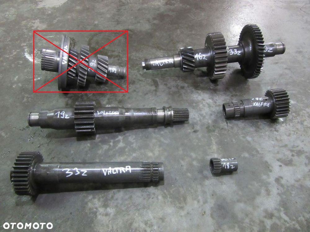 Koło zębate tryb zębatka wałek skrzyni Massey Ferguson Valtra seria T T183 T174 T194 T214 T234 T254 - 1