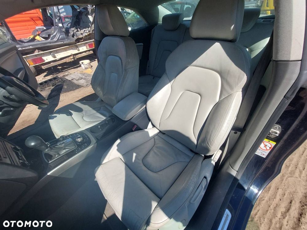 FOTELE KOMPLET LEWY PRAWY KANAPA TYŁ + BOCZKI AUDI A5 8T UK ANGLIK - 2