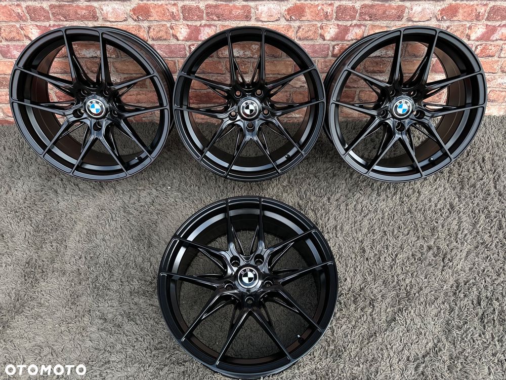 Nowe czarne alufelgi 18 BMW 5x120 felgi 8j ET35 F10 Z3 Z4 E46 X1 X3 E83 F25 E90 F30 F34 GT F01 F12 F20 E87 E60 xDrive Opel Insignia JR44 JR21 Haxer HX036 Styling M Pakiet Forzza Oregon - 1