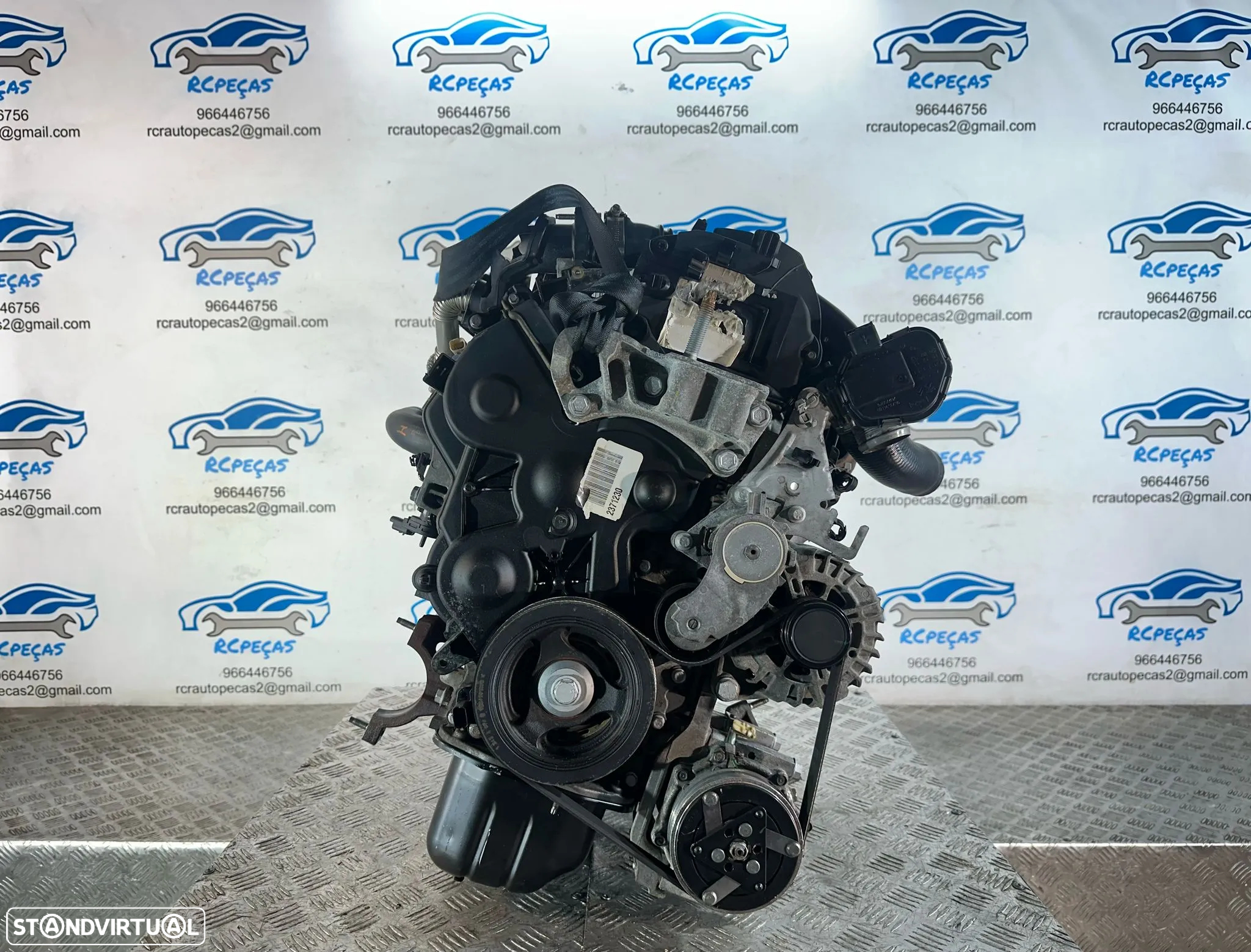 .Motor Completo Volvo Ford Mazda PSA Peugeot Citroen 1.6 D CD TDCi 8v D4162T AV6Q-6007-AC Continental Siemens - 7