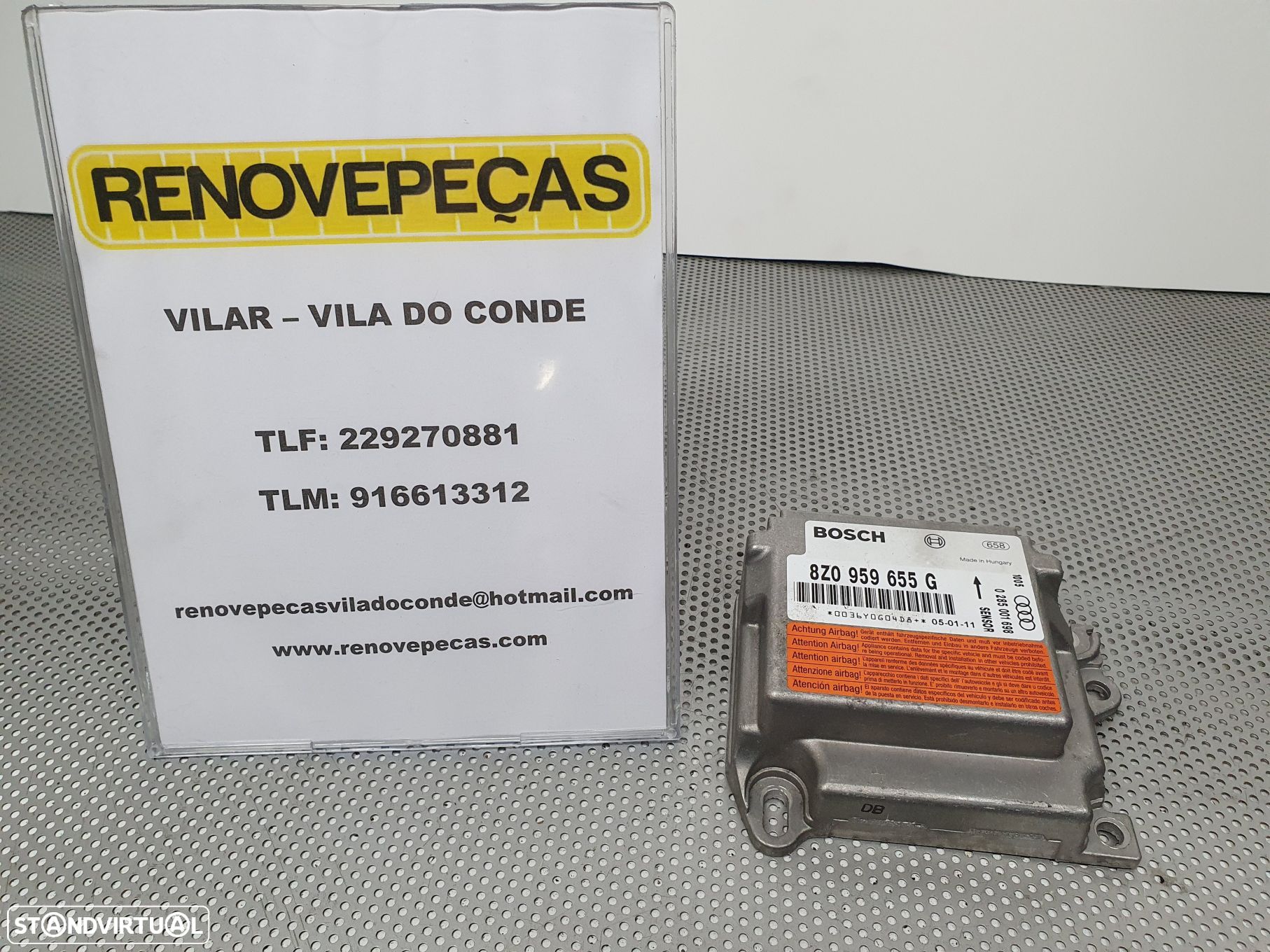 Centralina / Modulo Airbags Audi A2 (8Z0) - 1