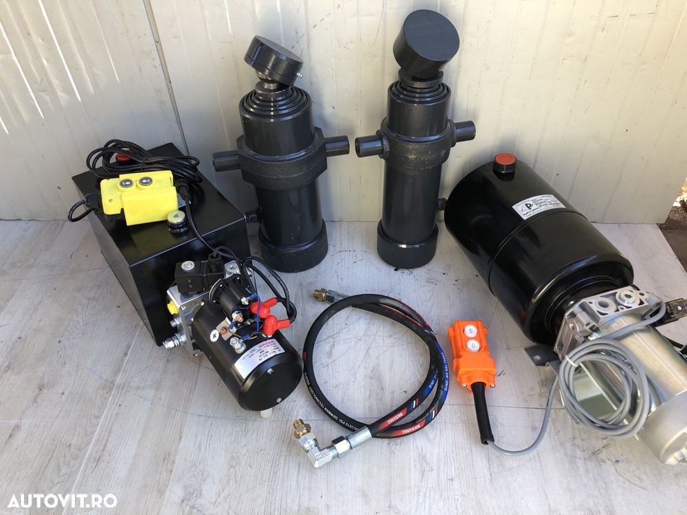 Kit basculare cilindru  basculare 7 tone pompa 2,5 kw - 2