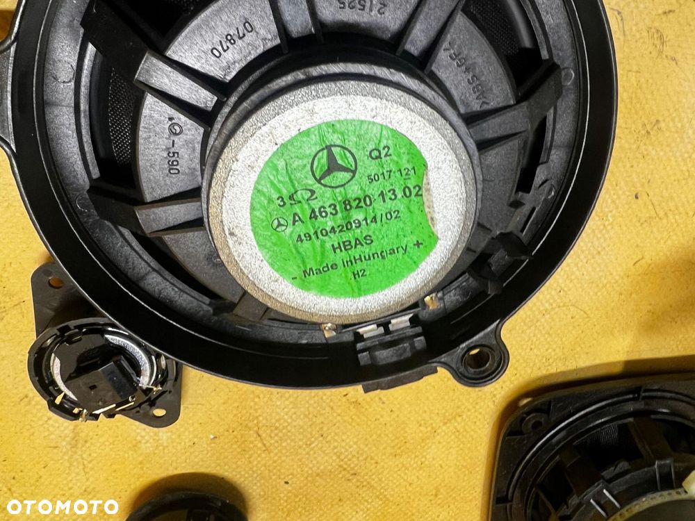 ZESTAW NAGŁOŚNIENIE GŁOŚNIKI LOGIC 7 MERCEDES G W463 LIFT - 11