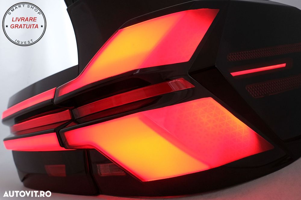 Stopuri LED BMW X5 E70 (2007-2013) Light Bar Upgrade la G05 LCI Design- livrare gratuita - 18